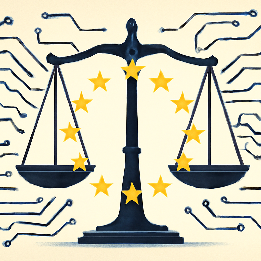 EU AI Act CRM — ilustrație editorială